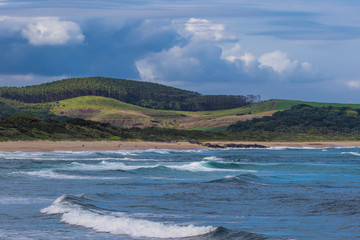  Coastline of Kwazulu natal, south Africa.
