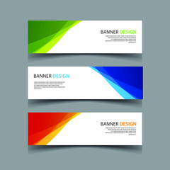 Fototapeta premium Vector Abstract design banner web template