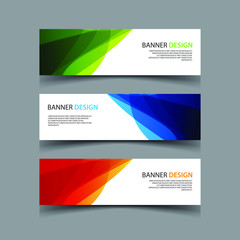 Fototapeta premium Vector Abstract design banner web template