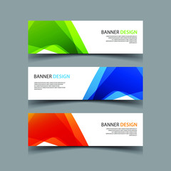 Fototapeta premium Vector Abstract design banner web template
