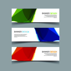 Fototapeta premium Vector Abstract design banner web template