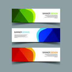 Fototapeta premium Vector Abstract design banner web template