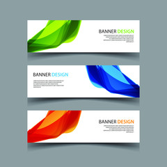 Fototapeta premium Vector Abstract design banner web template