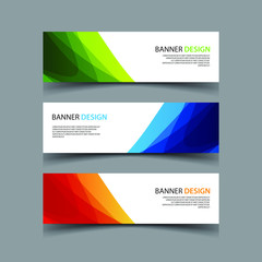 Fototapeta premium Vector Abstract design banner web template