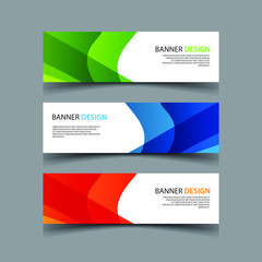 Fototapeta premium Vector Abstract design banner web template