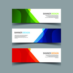 Fototapeta premium Vector Abstract design banner web template