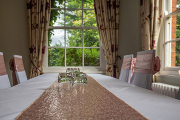 Dinning Room Detail of British Manor