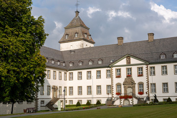 Monastery building that serves as a health clinic and hospital and a spa specialised in allergy treatment