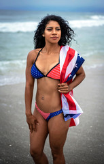 Latina American Flag Bikini