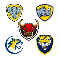 Animals Head Logo, Animal Mascot