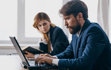 Obraz premium business people working in office