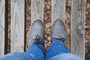 Shoes Over A Bridge