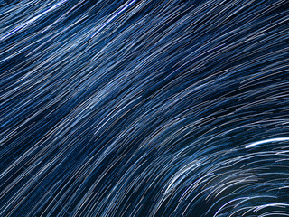 Obraz premium Moving stars on Albanian night sky in summer