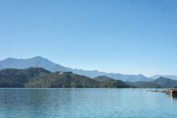 landscape of Sun Moon Lake