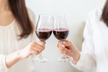 女子会　乾杯