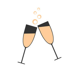 celebration champagne symbol
