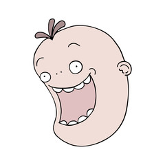 Funny face draw