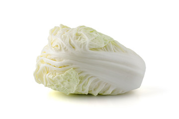 Fresh chinese cabbage isolated on white background