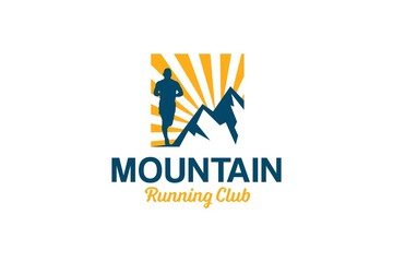 Mountain Running Club Logo template