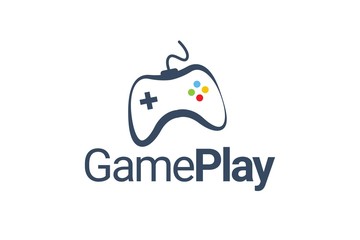 Game Outline logo Icon Vector Design Template