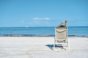 chair on the beach
