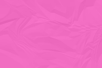 Fototapeta na wymiar crumpled pink paper background close up