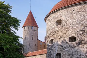 Ancient watchtower with fortress