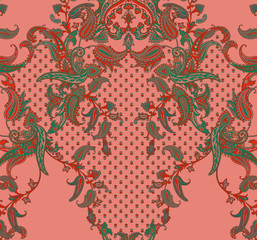 Traditional paisley pattern