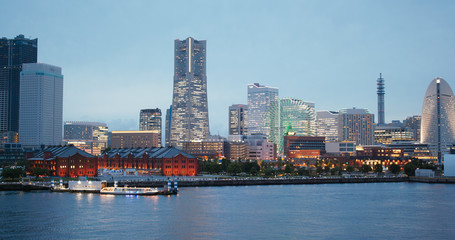 Naklejka premium Yokohama bay