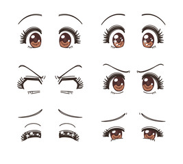 少女漫画 目 セット