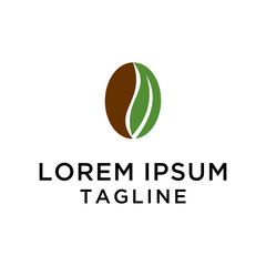 Leaf Coffe Logo Design Template