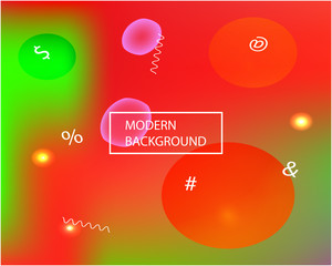 Inspiring colorful modern background.