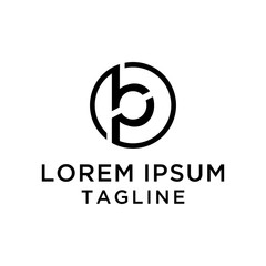 Letter BP Logo Design Template