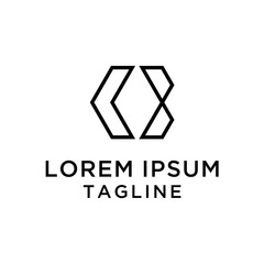 Letter BC Logo Design Template