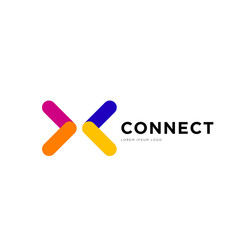 Connect logo Design for Business and Communication