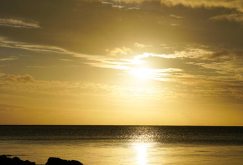 ニューカレドニアのサンセットビーチ