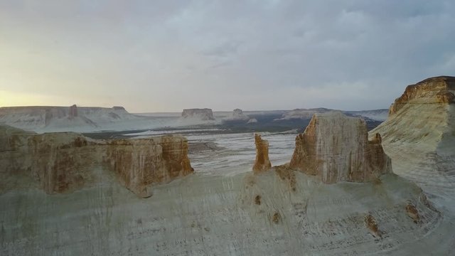 bottom of ancient dry ocean Tethys in the clouds
