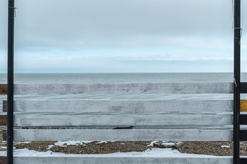 Azov sea coast.