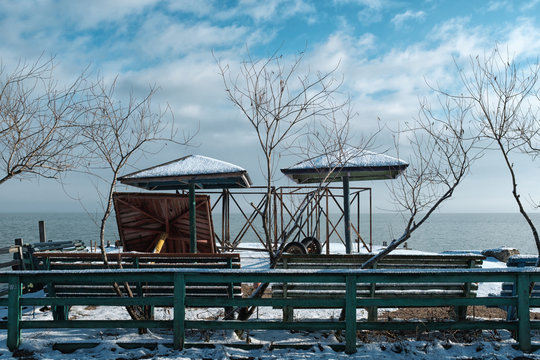 Azov sea coast