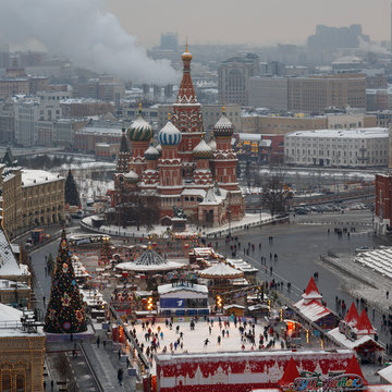 Red square on |New Year's eve.