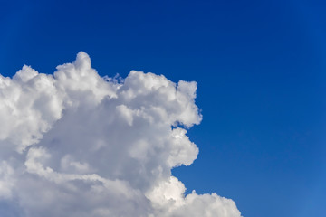 Clouds in the blue sky