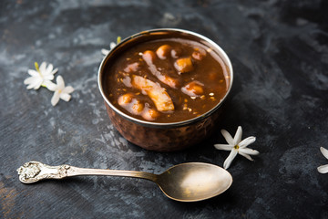 ambrosia or Panchamrit or Panchamrut or Panchamrutham or Panchamrutha is a sweet and sour food offered in prayers or puja to hindu Deity or gods