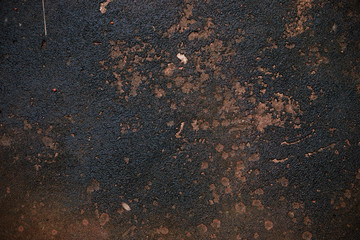 Moss with old wall,old concrete Floor,dirt,old wall with lichen,