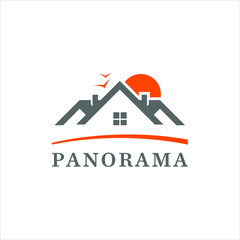 real estate logo simple roof home icon design vector idea