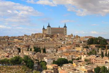 Fototapeta na wymiar Toledo Casco Antiguo vistas desde El Valle 