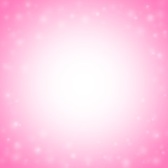 淡いピンクの光