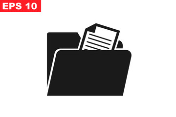 folder with documents icon ,file icon vector illustration