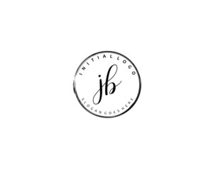  JB Initial letter logo template vector