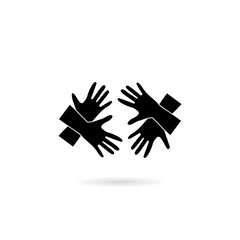Together icon isolated on white background