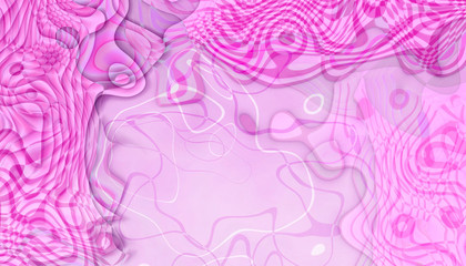 Abstract images from purple watercolor in exotic and interesting presentations on a blue background